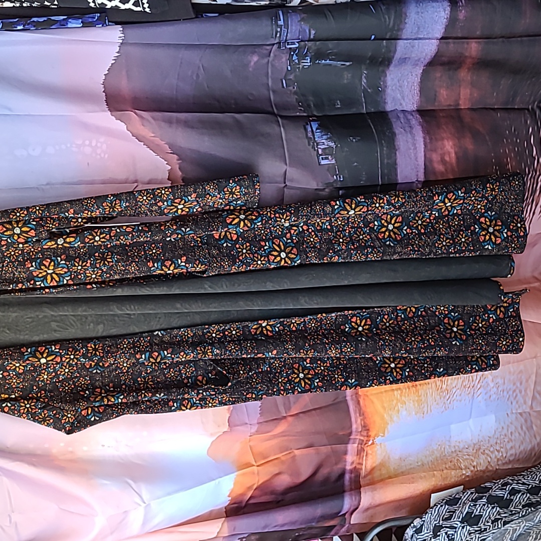 Nwt Lularoe Kimono Flowers Long With Long Sleeves 2 Pockets Sz Med